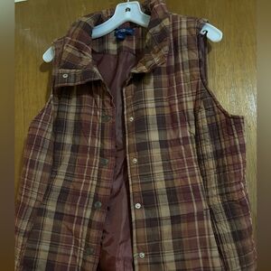 Plaid Vest
